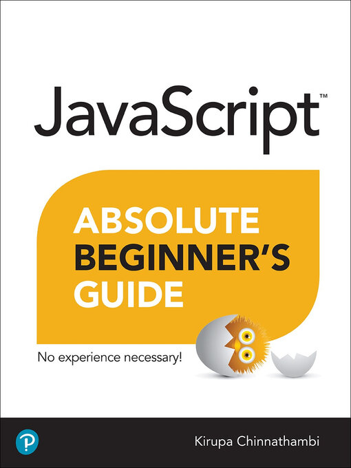 Cover image for JavaScript Absolute Beginner's Guide